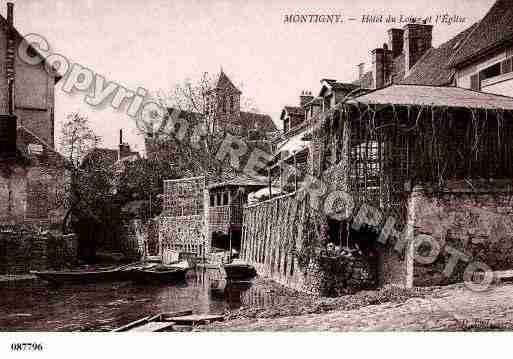 Ville de MONTIGNYSURLOING, carte postale ancienne