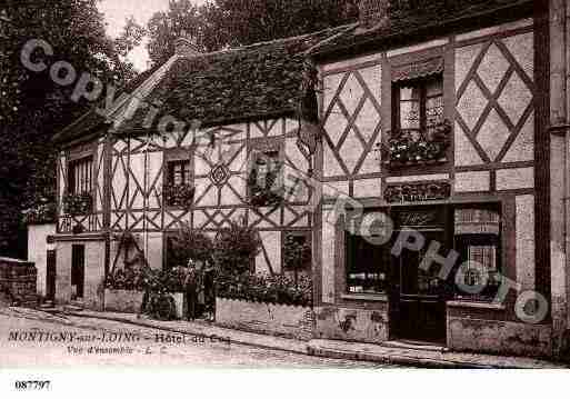 Ville de MONTIGNYSURLOING, carte postale ancienne