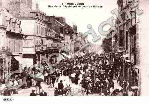 Ville de MONTLUCON, carte postale ancienne