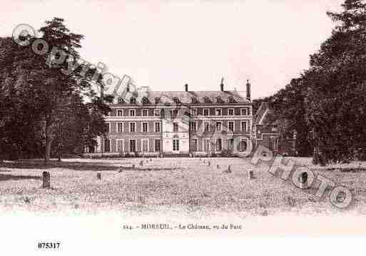 Ville de MOREUIL, carte postale ancienne