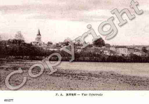 Ville de NERE, carte postale ancienne