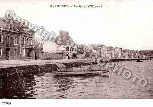 Ville de OISSEL, carte postale ancienne