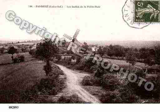 Ville de PANNECE, carte postale ancienne