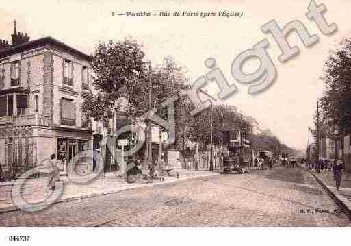 Ville de PANTIN, carte postale ancienne