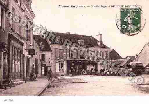 Ville de PLEUMARTIN, carte postale ancienne