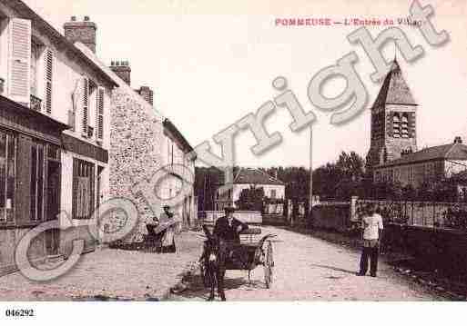 Ville de POMMEUSE, carte postale ancienne