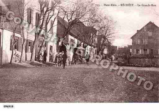 Ville de RECHESY, carte postale ancienne