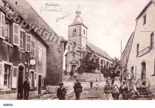 Ville de ROHRBACHLESBITCHE, carte postale ancienne