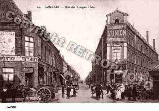 Ville de ROUBAIX, carte postale ancienne