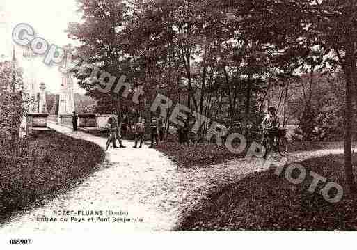 Ville de ROZETFLUANS, carte postale ancienne