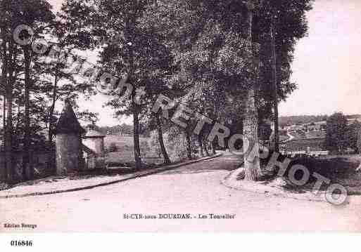 Ville de SAINTCYRSOUSDOURDAN, carte postale ancienne