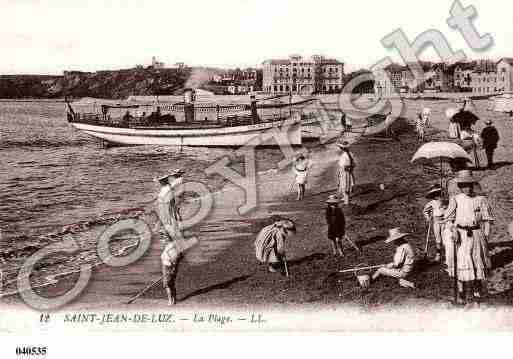 Ville de SAINTJEANDELUZ, carte postale ancienne