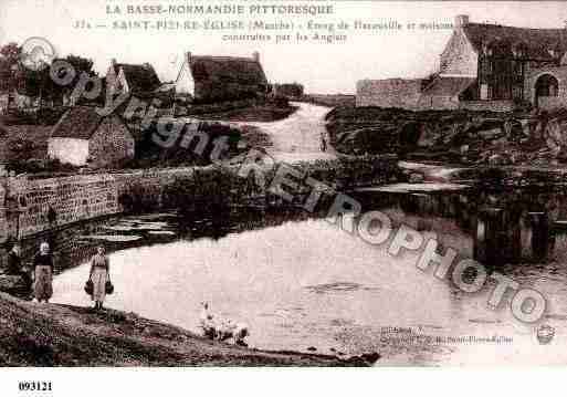 Ville de SAINTPIERREEGLISE, carte postale ancienne