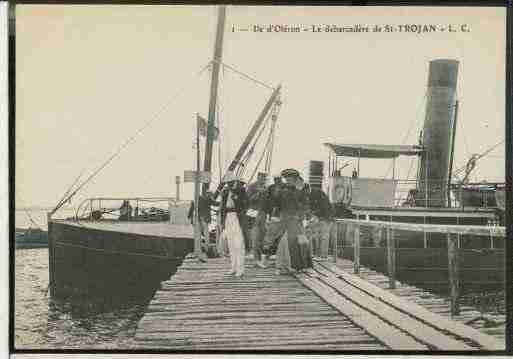 Ville de SAINTTROJANLESBAINS, carte postale ancienne