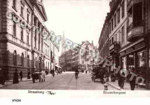 Ville de STRASBOURG, carte postale ancienne