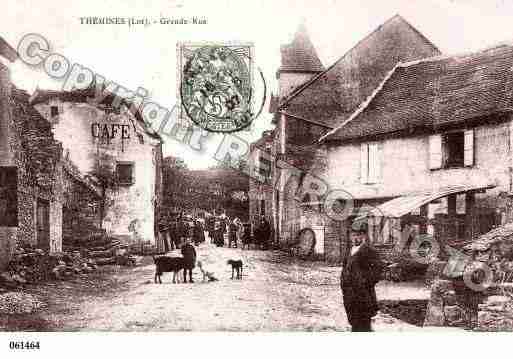 Ville de THEMINES, carte postale ancienne