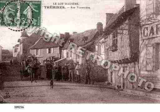 Ville de THEMINES, carte postale ancienne