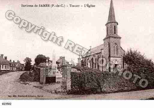 Ville de TINGRY, carte postale ancienne