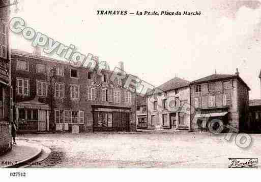 Ville de TRAMAYES, carte postale ancienne