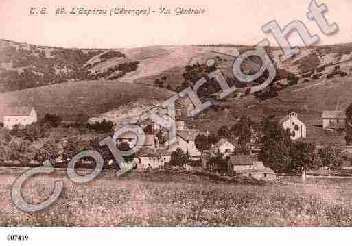 Ville de VALLERAUGUE, carte postale ancienne