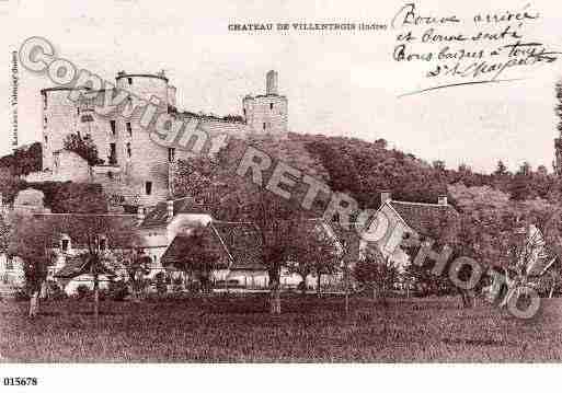 Ville de VILLENTROIS, carte postale ancienne