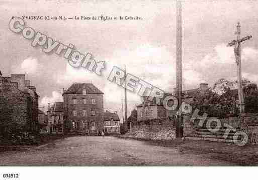 Ville de YVIGNAC, carte postale ancienne