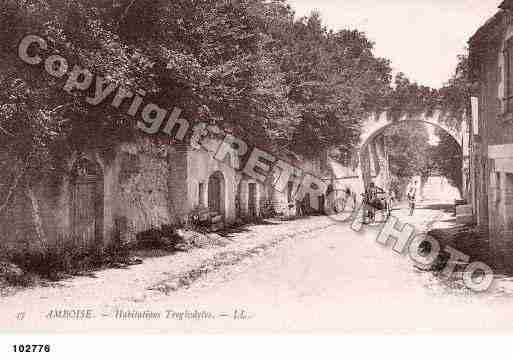 Ville de AMBOISE, carte postale ancienne