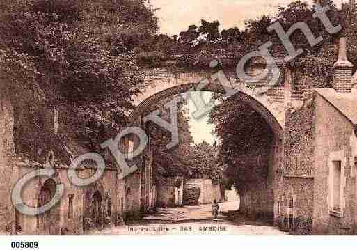 Ville de AMBOISE, carte postale ancienne