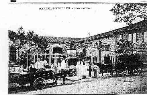 Ville de BANYULS, carte postale ancienne