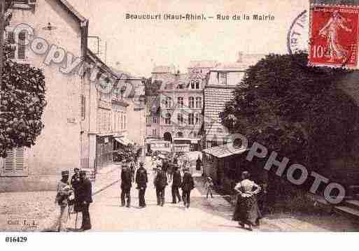 Ville de BEAUCOURT, carte postale ancienne