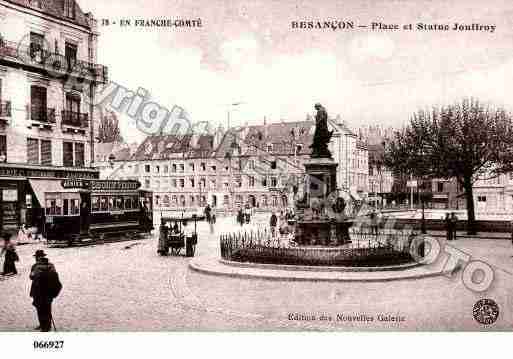 Ville de BESANCON, carte postale ancienne