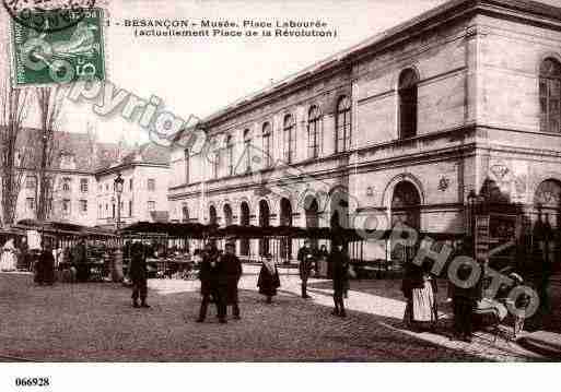 Ville de BESANCON, carte postale ancienne