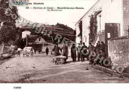 Ville de BOUXIERESAUXDAMES, carte postale ancienne