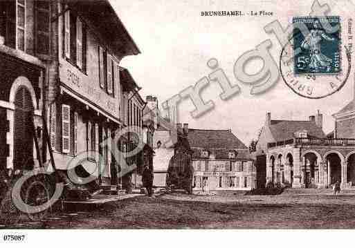 Ville de BRUNEHAMEL, carte postale ancienne