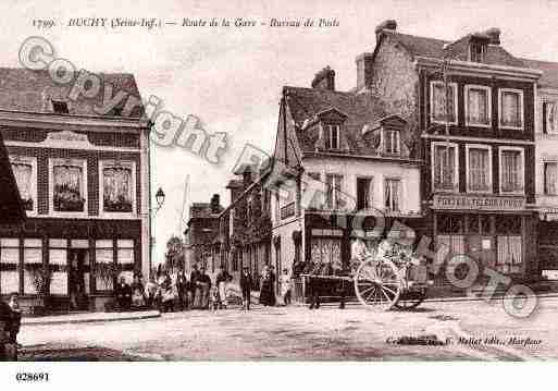 Ville de BUCHY, carte postale ancienne