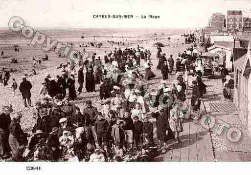 Ville de CAYEUXSURMER, carte postale ancienne