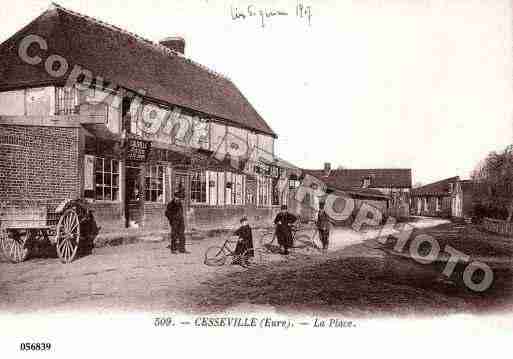 Ville de CESSEVILLE, carte postale ancienne