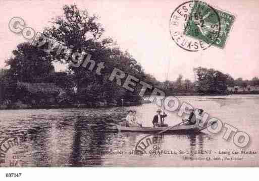 Ville de CHAPELLESAINTLAURENT(LA), carte postale ancienne