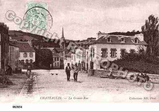 Ville de CHATEAULIN, carte postale ancienne