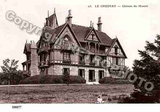 Ville de CHESNAY(LE), carte postale ancienne