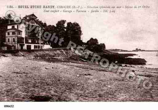 Ville de CIBOURE, carte postale ancienne