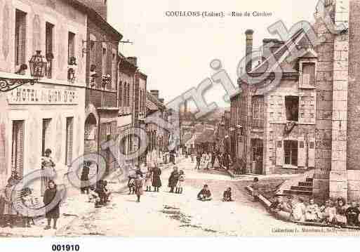 Ville de COULLONS, carte postale ancienne