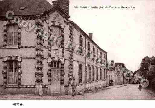 Ville de COURMEMIN, carte postale ancienne