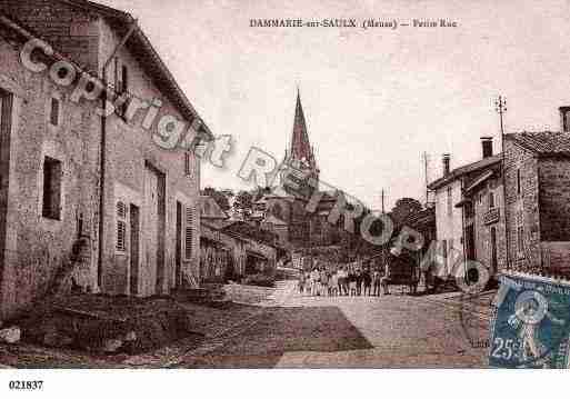 Ville de DAMMARIESURSAULX, carte postale ancienne