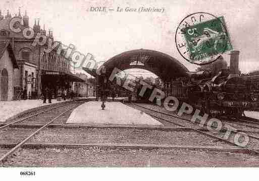 Ville de DOLE, carte postale ancienne