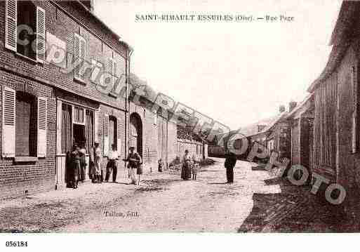 Ville de ESSUILLES, carte postale ancienne