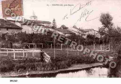 Ville de FROVILLE, carte postale ancienne