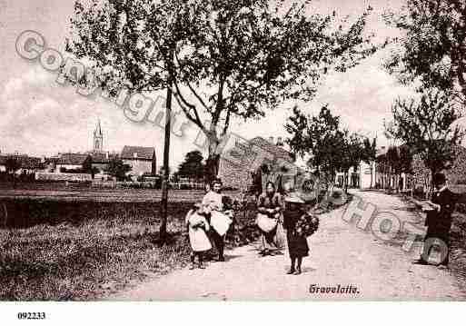 Ville de GRAVELOTTE, carte postale ancienne