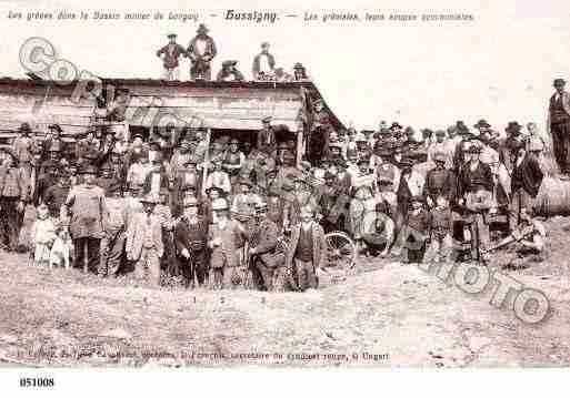 Ville de HUSSIGNYGODBRANGE, carte postale ancienne