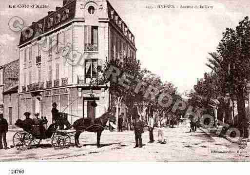 Ville de HYERES, carte postale ancienne